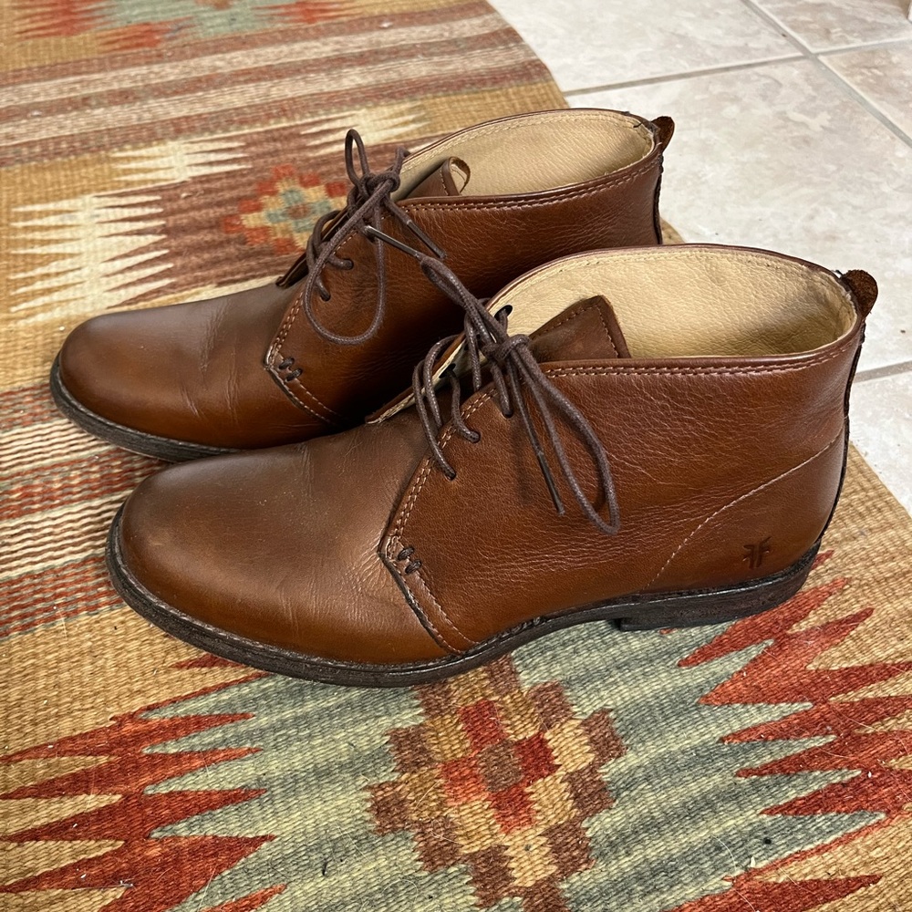 FRYE Leather Chukka Boots